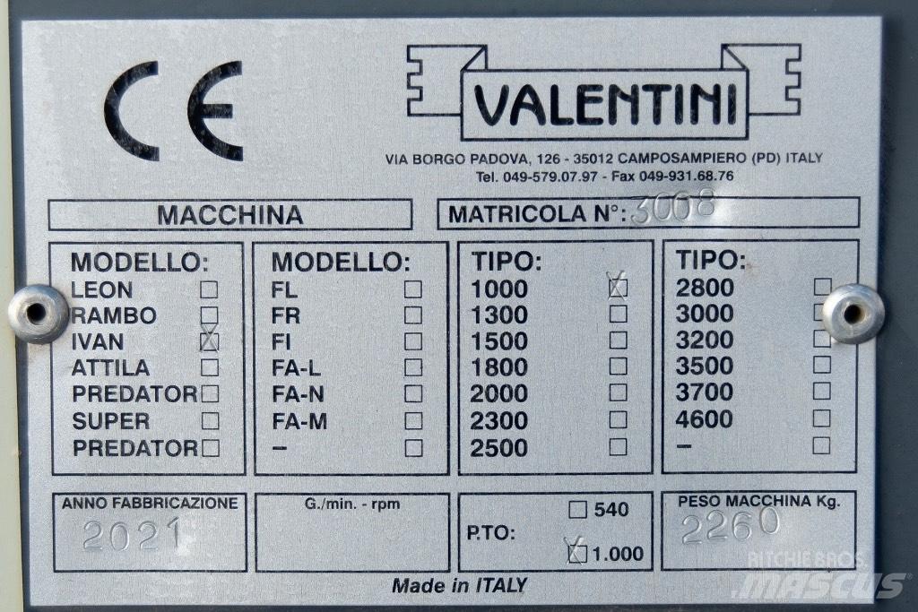 Valentini Ivan 100 Egyéb