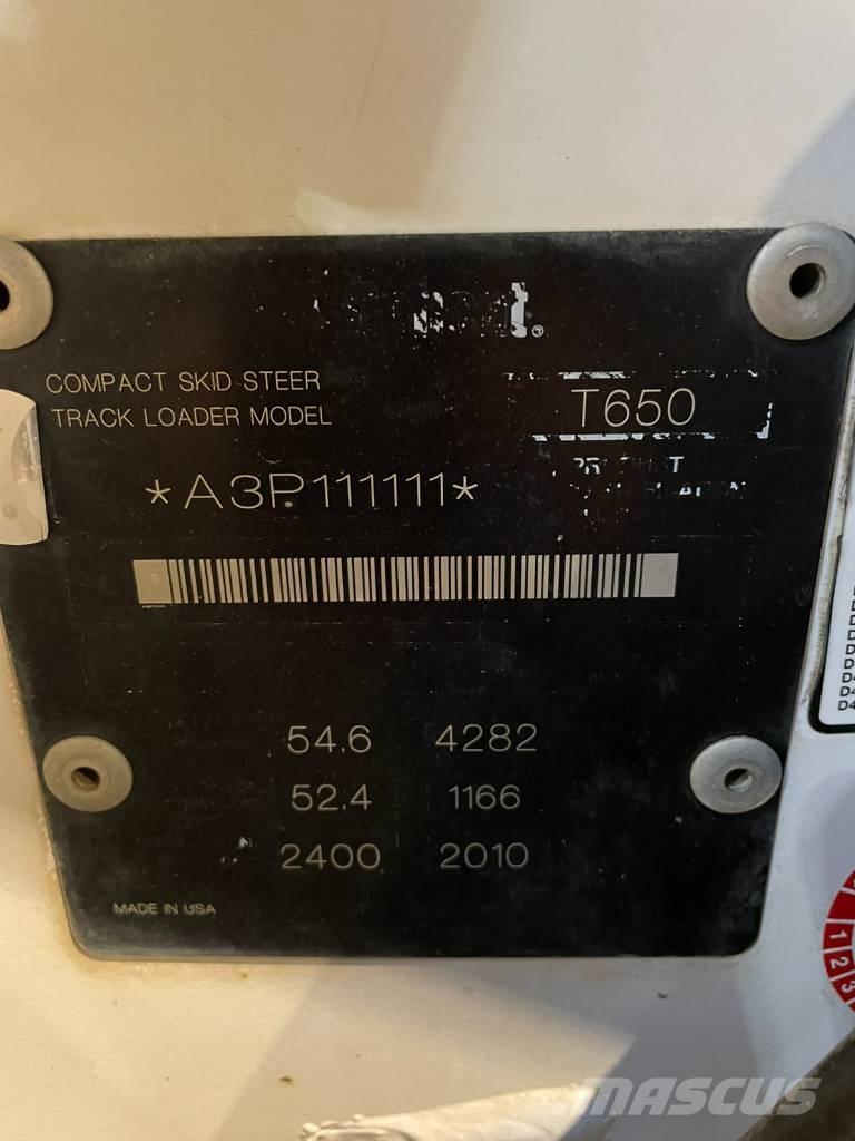 Bobcat T 650 Lánctalpas homlokrakodók