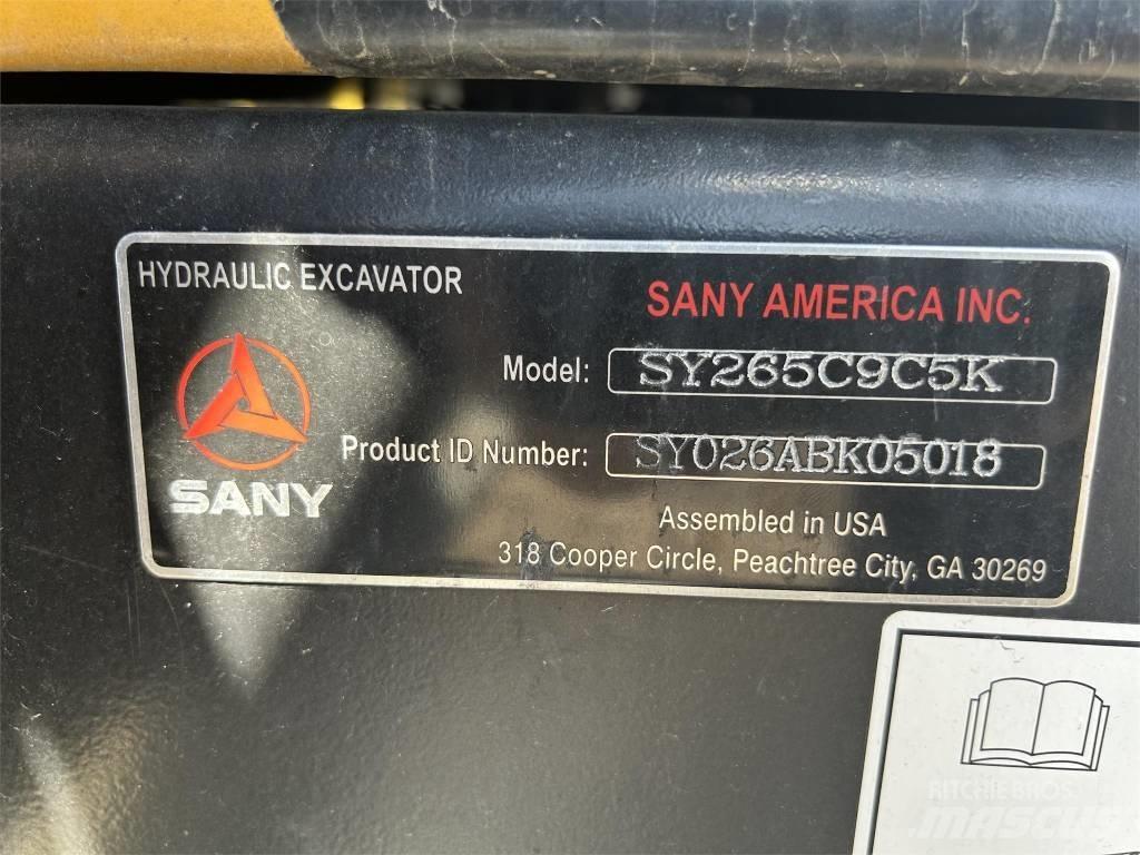 Sany SY265C Lánctalpas kotrók