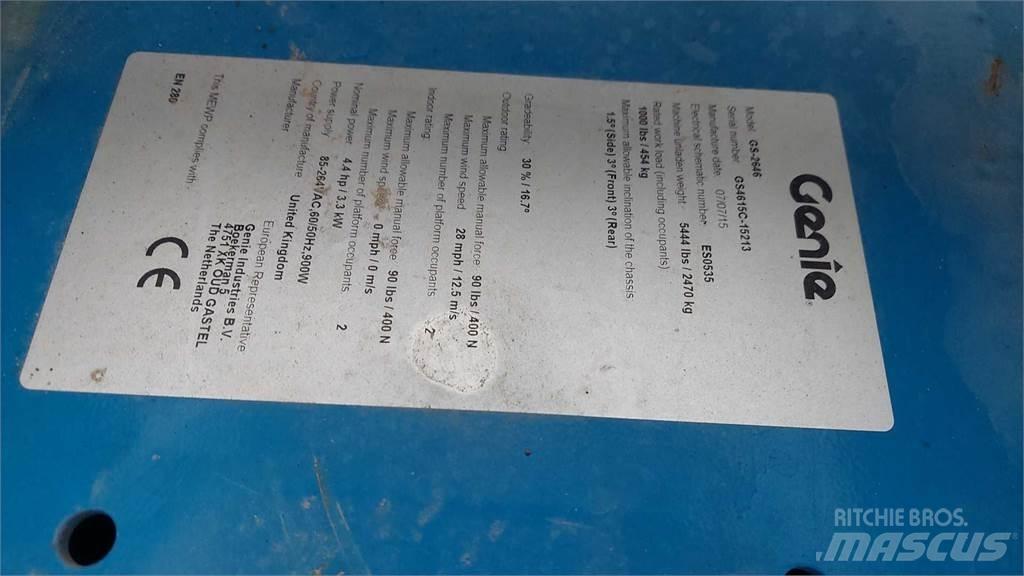 Genie GS2646 Ollós emelők
