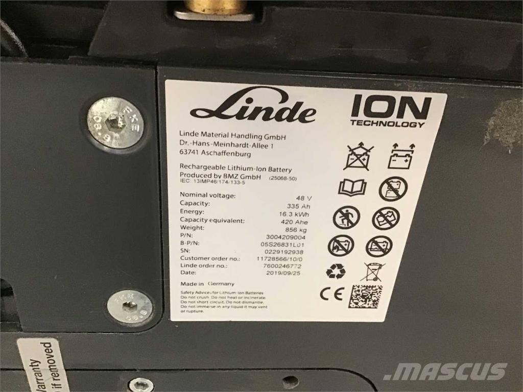 Linde E16 ION Elektromos targoncák