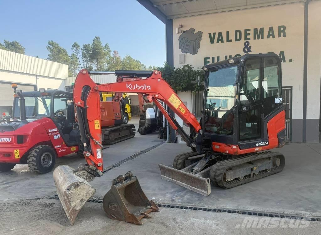Kubota KX 027-4 Mini kotrók < 7t