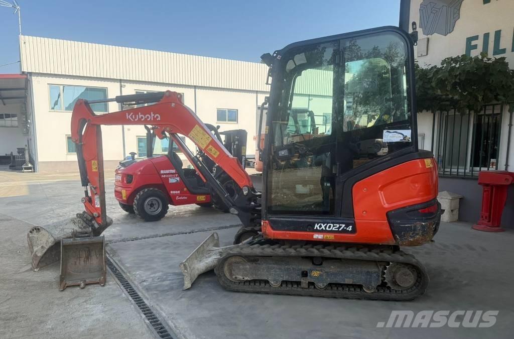 Kubota KX 027-4 Mini kotrók < 7t