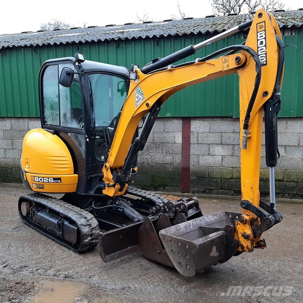 JCB 8026 Mini kotrók < 7t