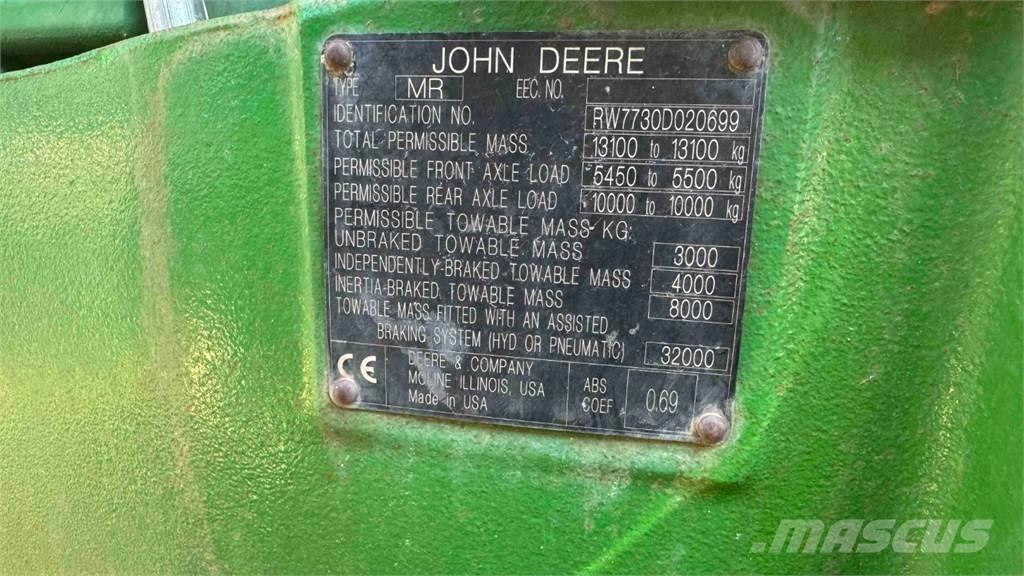 John Deere 7730 Traktorok