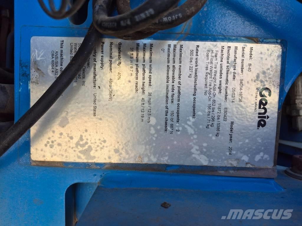 Genie S 40 Teleszkópos emelők