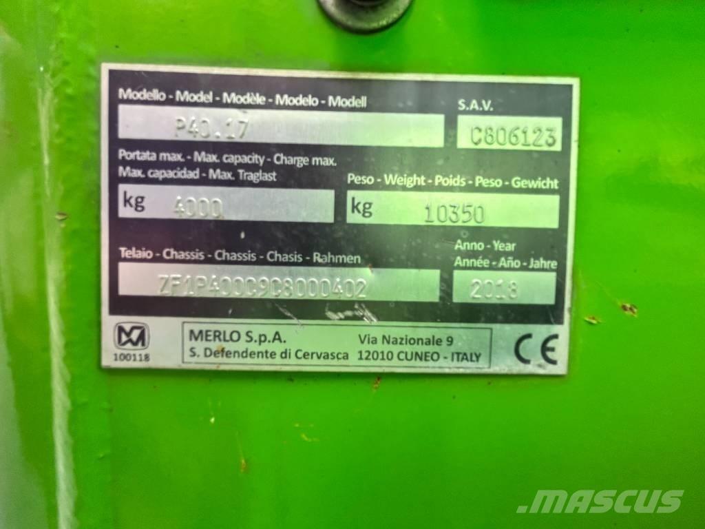 Merlo P 40.17 Teleszkópos rakodók