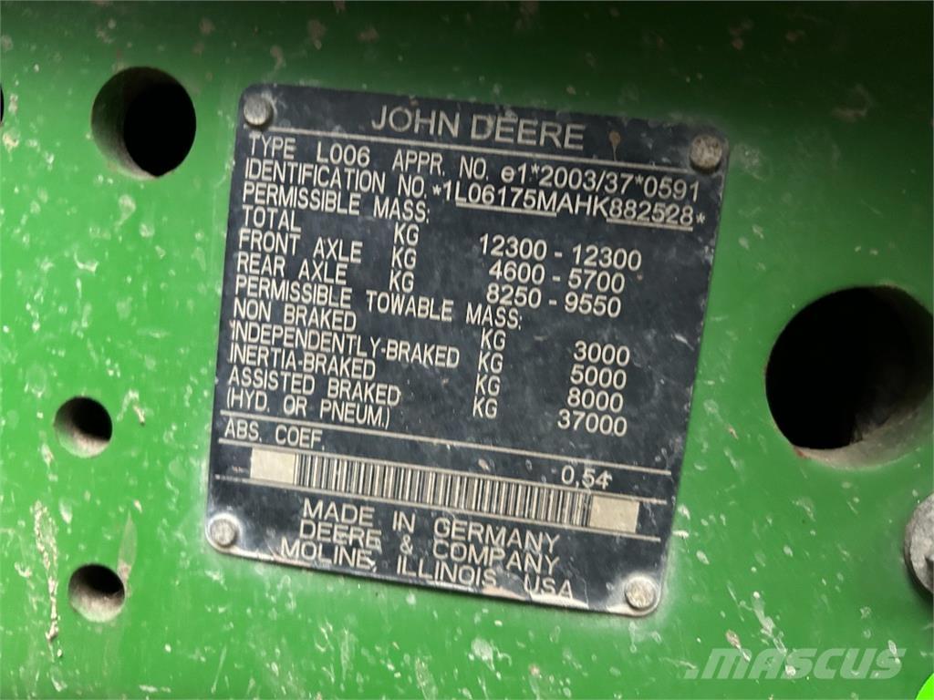 John Deere 6175M Traktorok