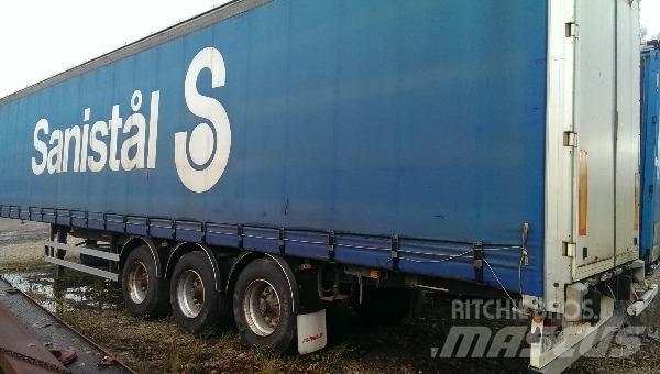 Fruehauf T36 Elhúzható ponyvás félpótkocsik