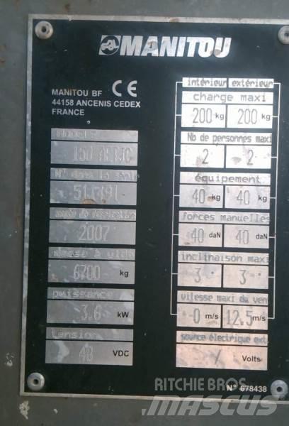 Manitou 150 AETJC Karos emelők