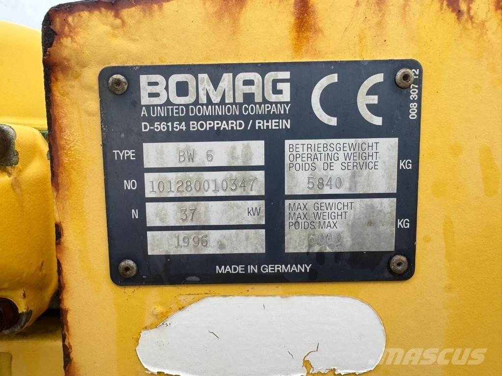 Bomag BW 6 Ikerdobos hengerek