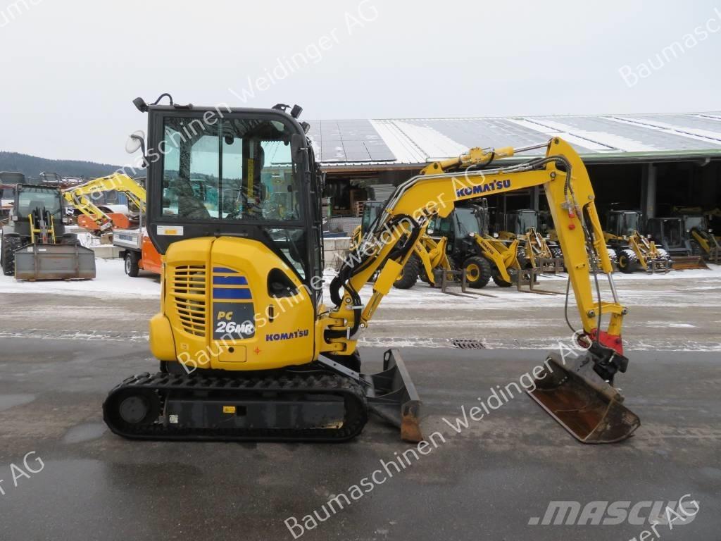 Komatsu PC 26 MR-5 Mini kotrók < 7t