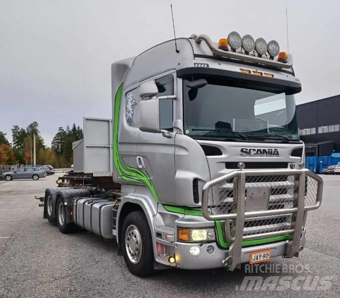 Scania R480 6x2 Konténer keretes / Konténeres teherautók