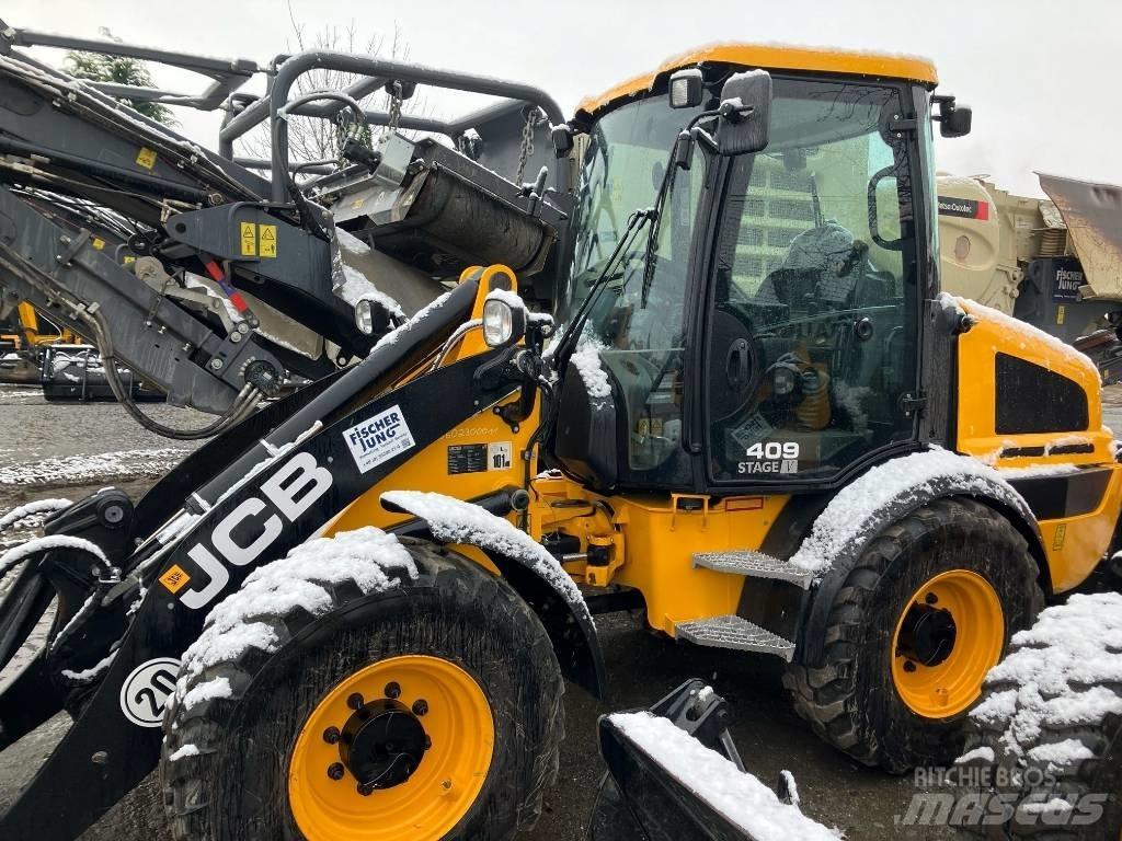 JCB 409 Gumikerekes homlokrakodók