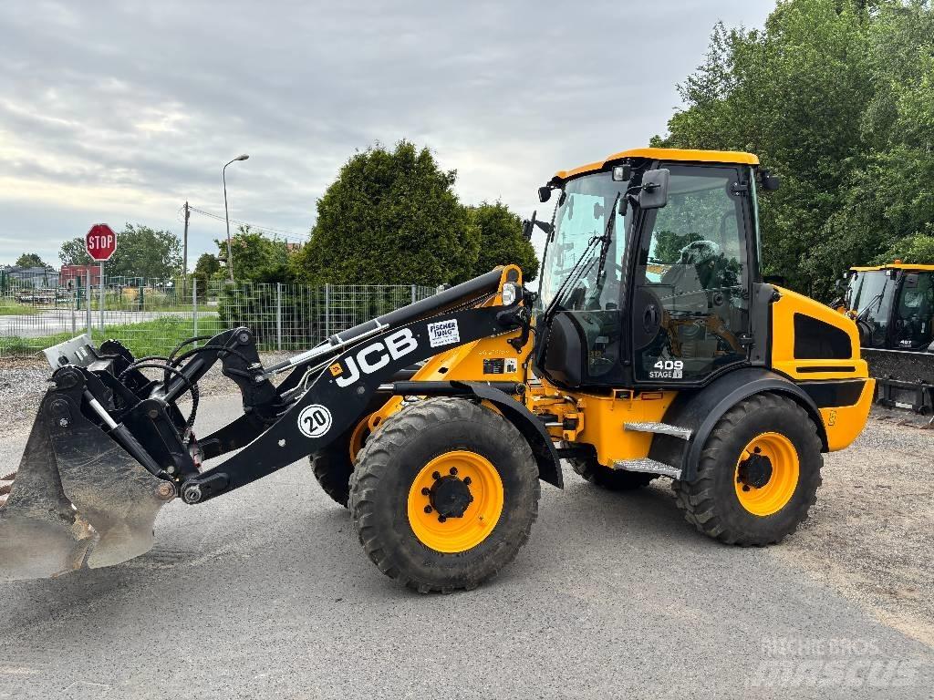 JCB 409 Gumikerekes homlokrakodók