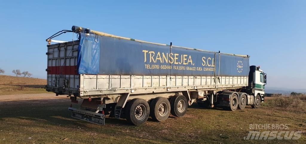 Lecitrailer D1317 Elhúzható ponyvás félpótkocsik