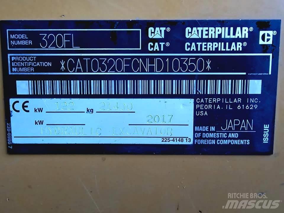 CAT 320 FL Lánctalpas kotrók