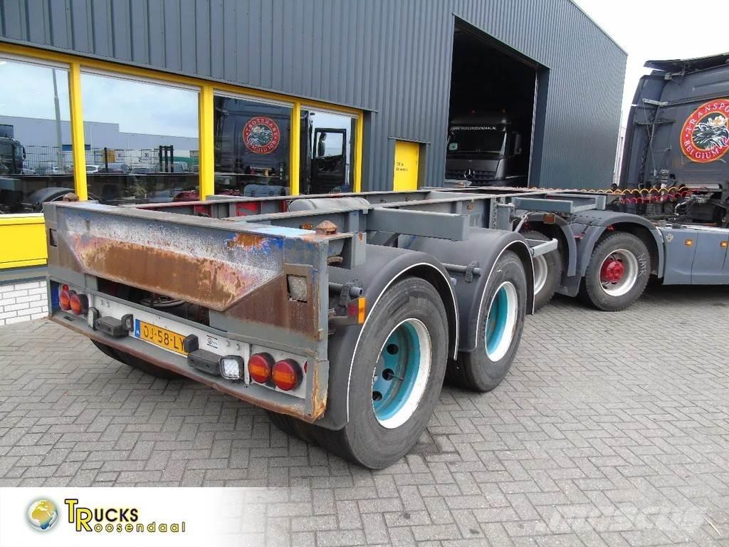  TR'AX 2 AXLE + 20FT Konténerkeret / Konténeremelő félpótkocsik