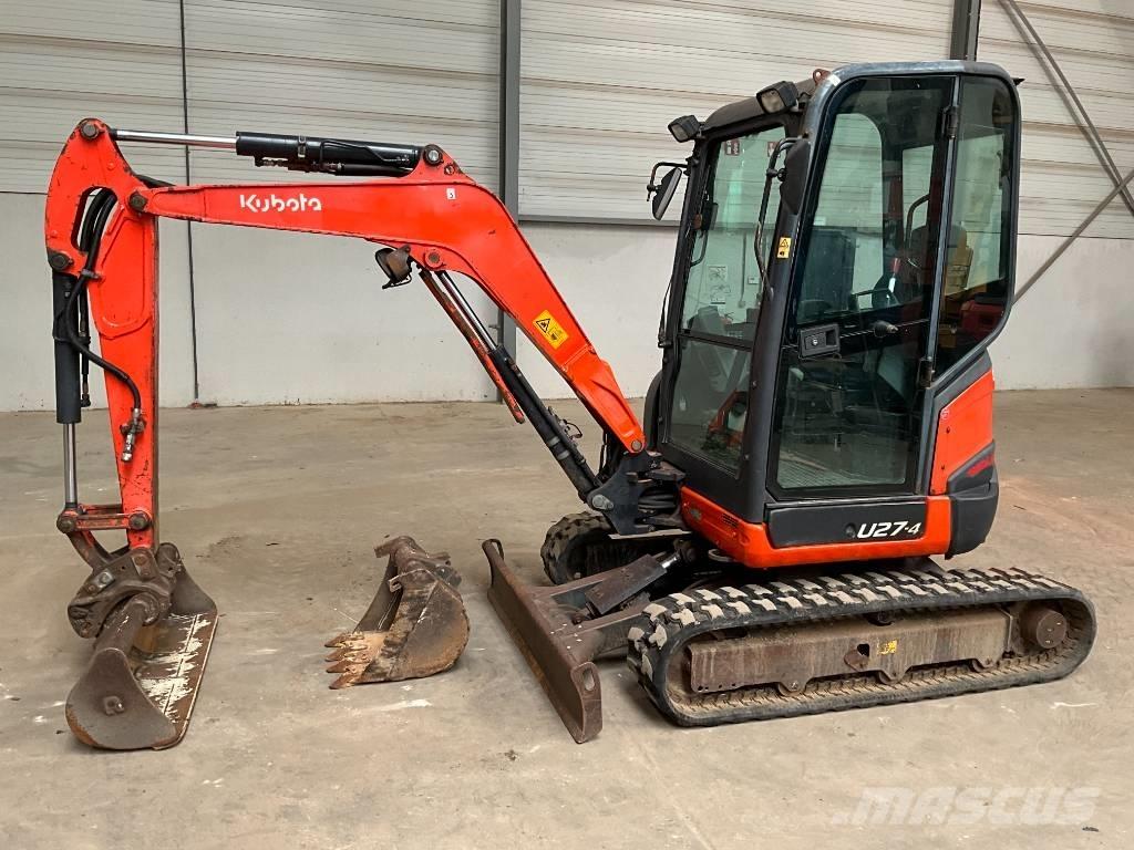 Kubota U 27-4 Mini kotrók < 7t