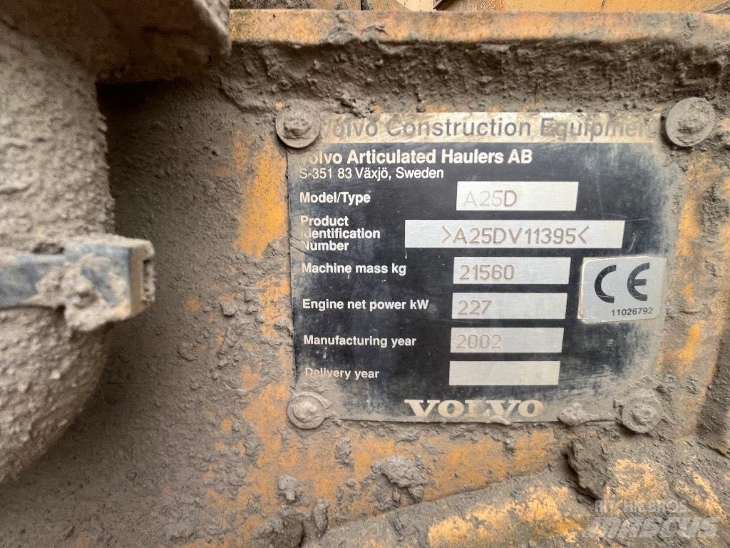 Volvo A 25 D Csuklósdömperek