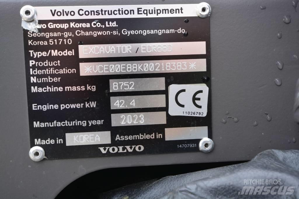 Volvo ECR 88 D Pro Közepes (midi) kotrók 7 t - 12 t