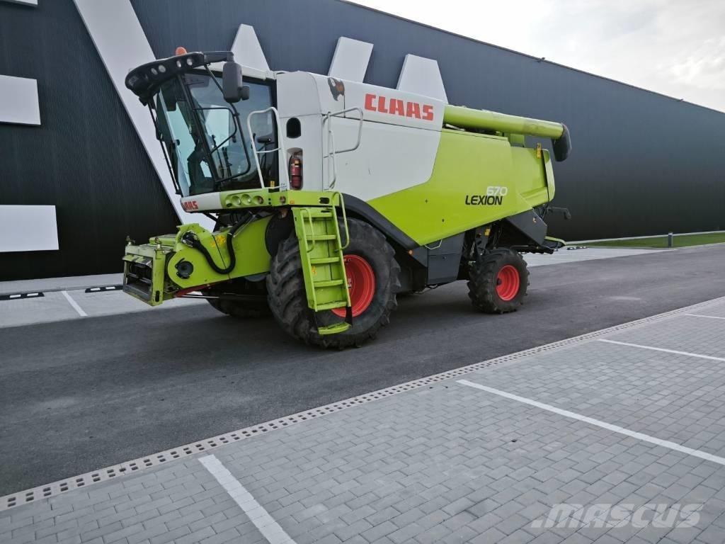 CLAAS Lexion 670 Kombájnok