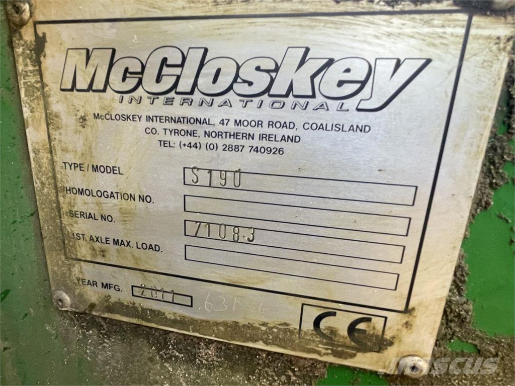 McCloskey S190 Kőfejtő és nyitott aknás fúrók
