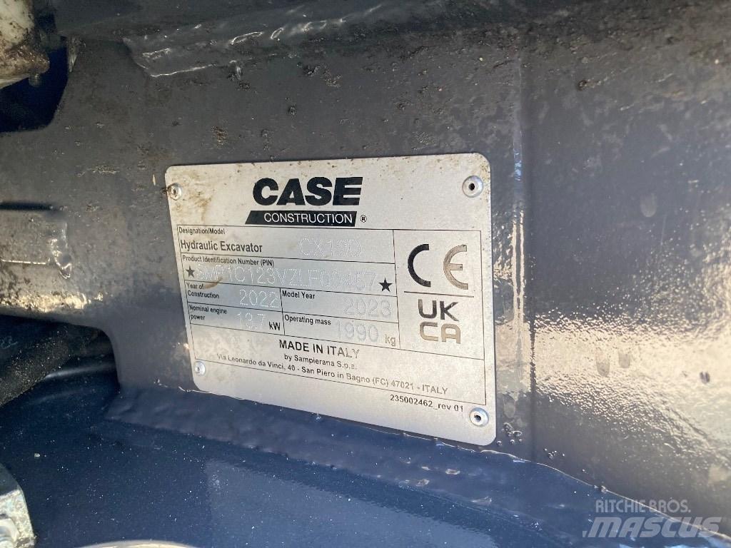 CASE CX 19 D Mini kotrók < 7t