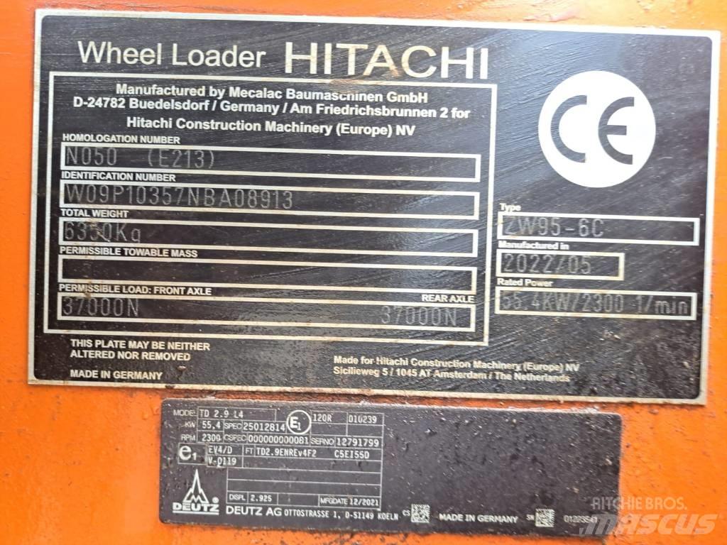 Hitachi ZW 95-6 Gumikerekes homlokrakodók