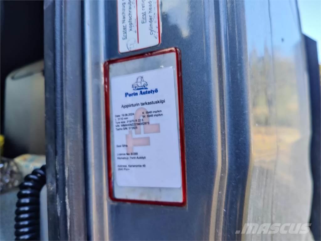 MAN TG-A 18.363 Platós / Ponyvás teherautók