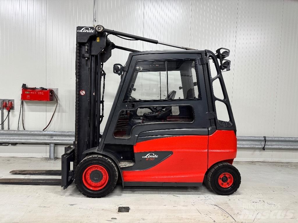 Linde E 50 Elektromos targoncák