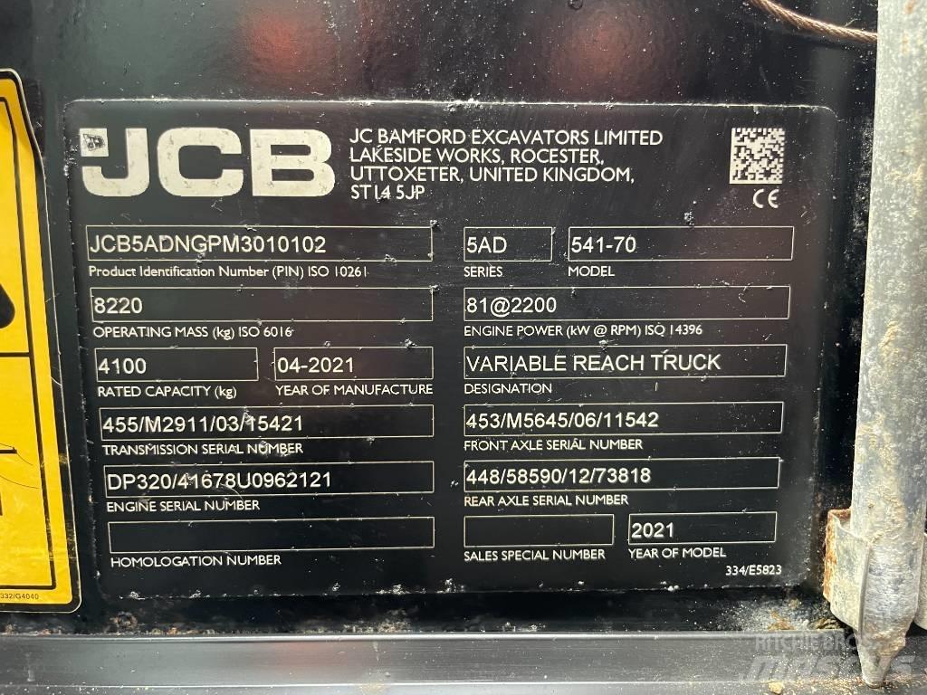 JCB 541-70 Teleszkópos rakodók