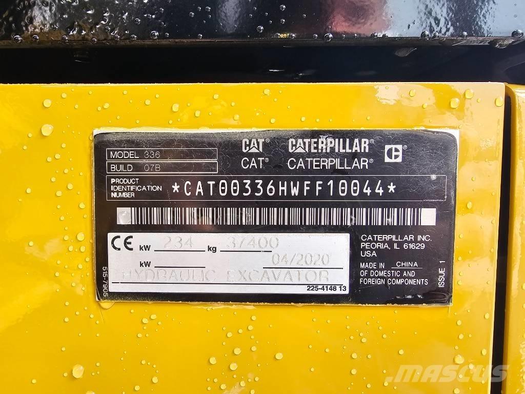 CAT 336 Next Gen Lánctalpas kotrók