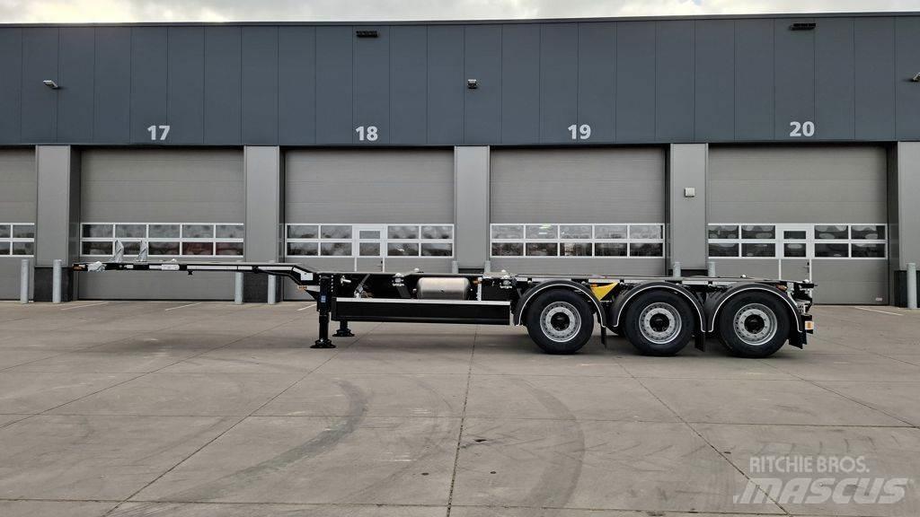 D-tec Portmaster Konténerkeret / Konténeremelő félpótkocsik