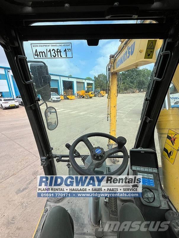 Komatsu PW 148-11 Gumikerekes kotrók