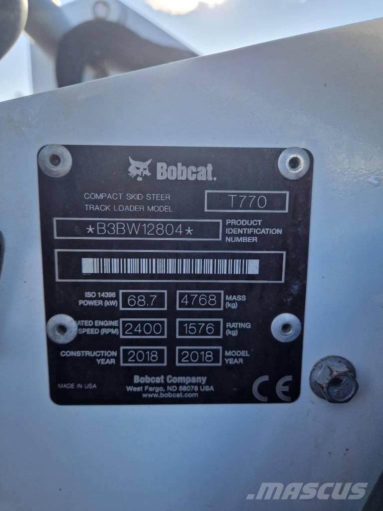 Bobcat T 770 Lánctalpas homlokrakodók