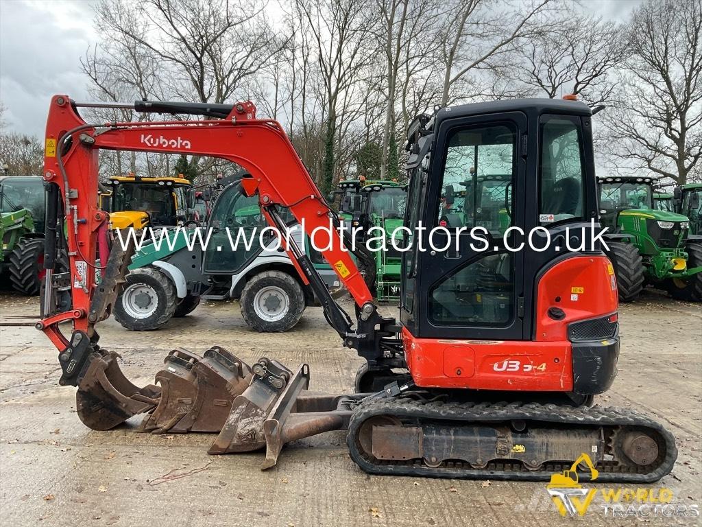 Kubota U 36-4 Mini kotrók < 7t
