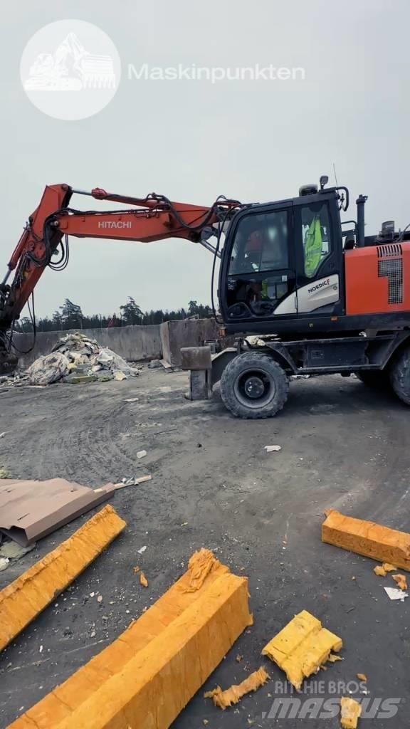 Hitachi ZX 170 W-6 Gumikerekes kotrók