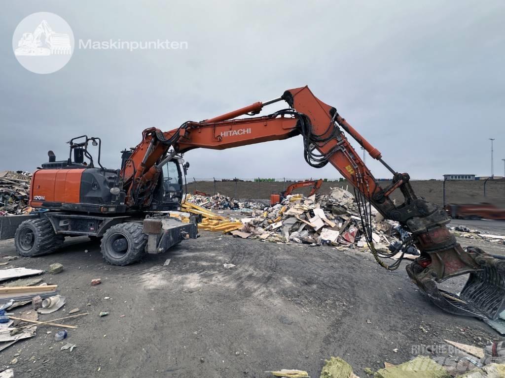 Hitachi ZX 170 W-6 Gumikerekes kotrók