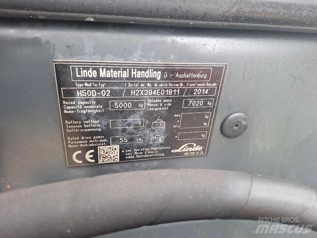 Linde H 50 D Dízel targoncák