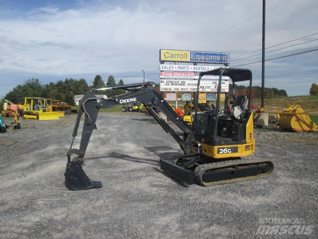 John Deere 26G Mini kotrók < 7t