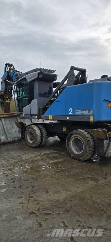 Fuchs F340 F QC Gumikerekes homlokrakodók