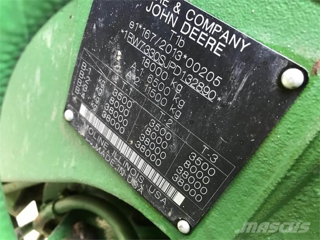 John Deere 7R 330 Traktorok