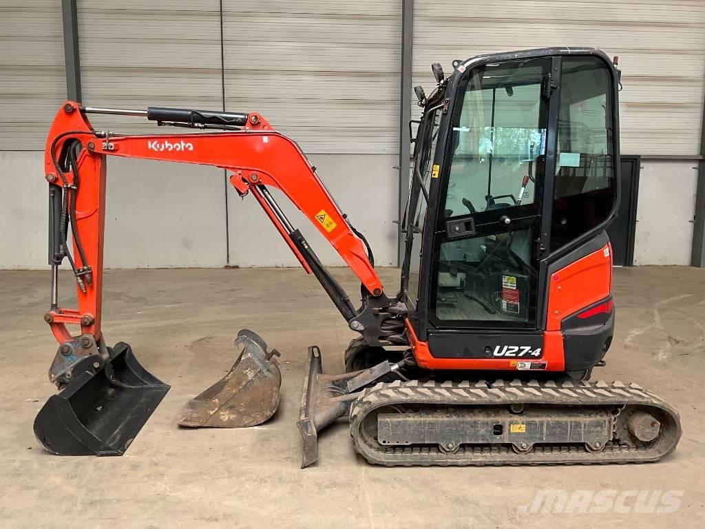 Kubota U 27-4 HI Mini kotrók < 7t