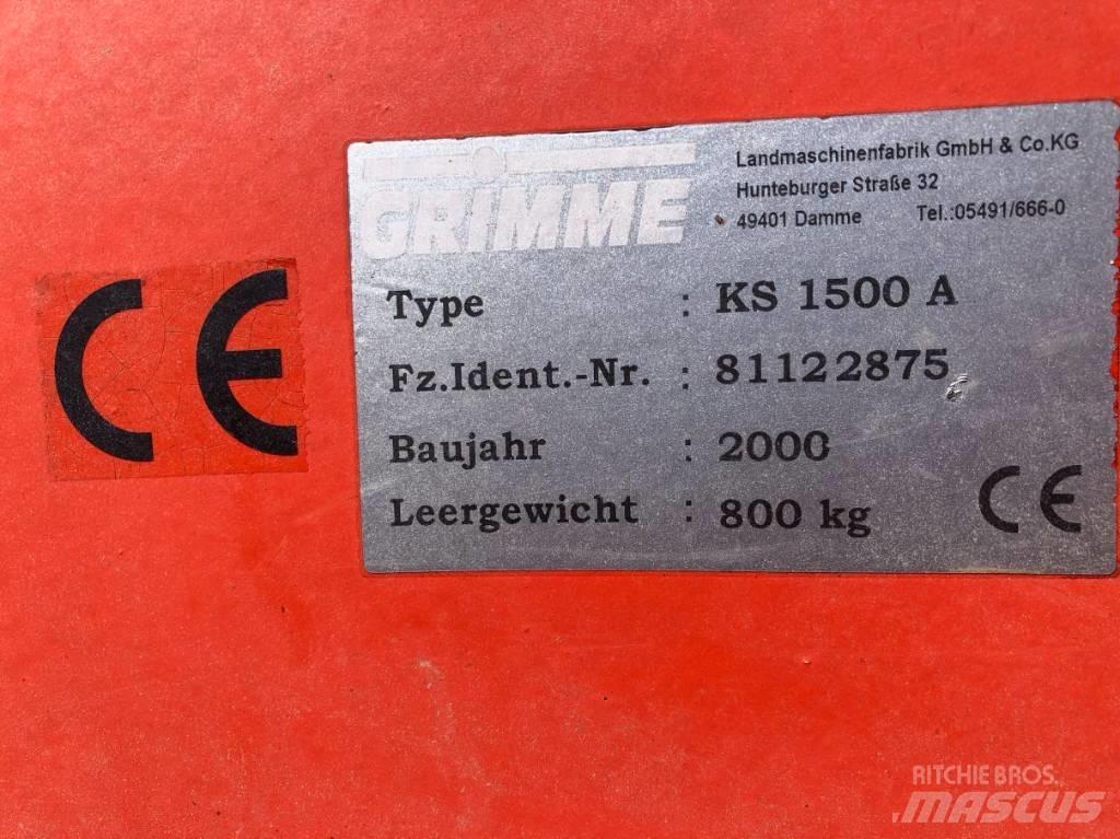 Grimme KS 1500 A Szárvágók