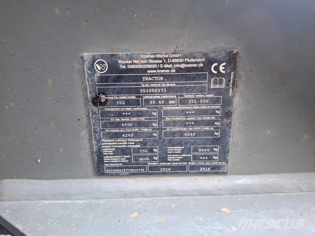 Kramer 8085 Gumikerekes homlokrakodók