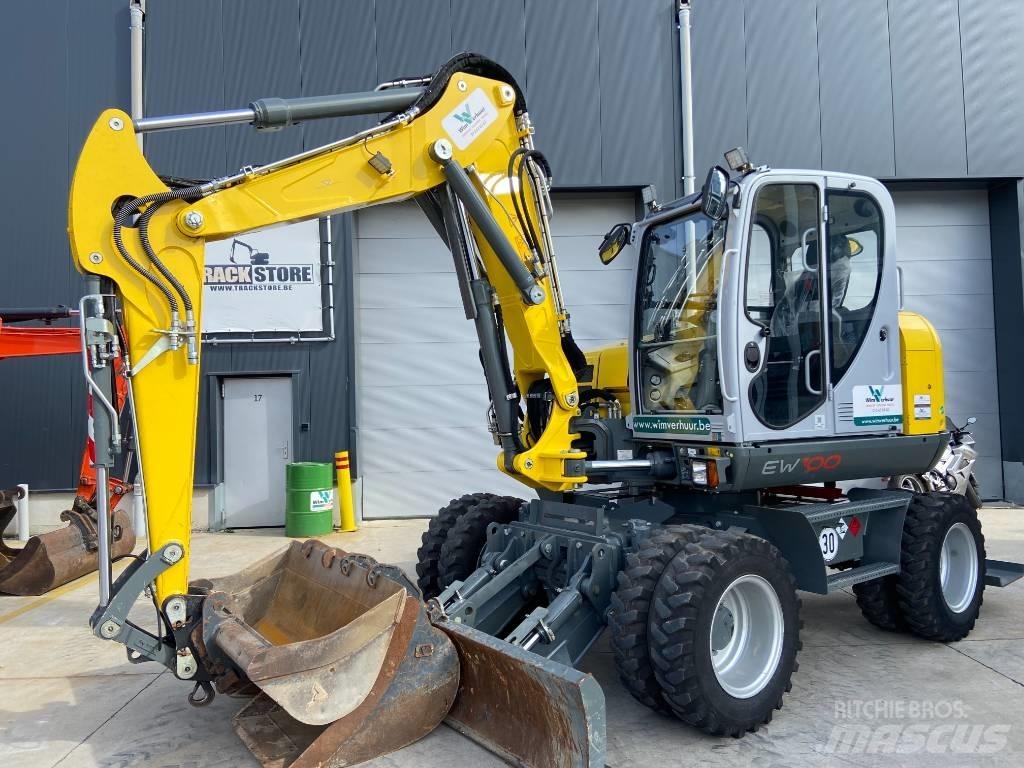 Wacker Neuson EW 100 Gumikerekes kotrók