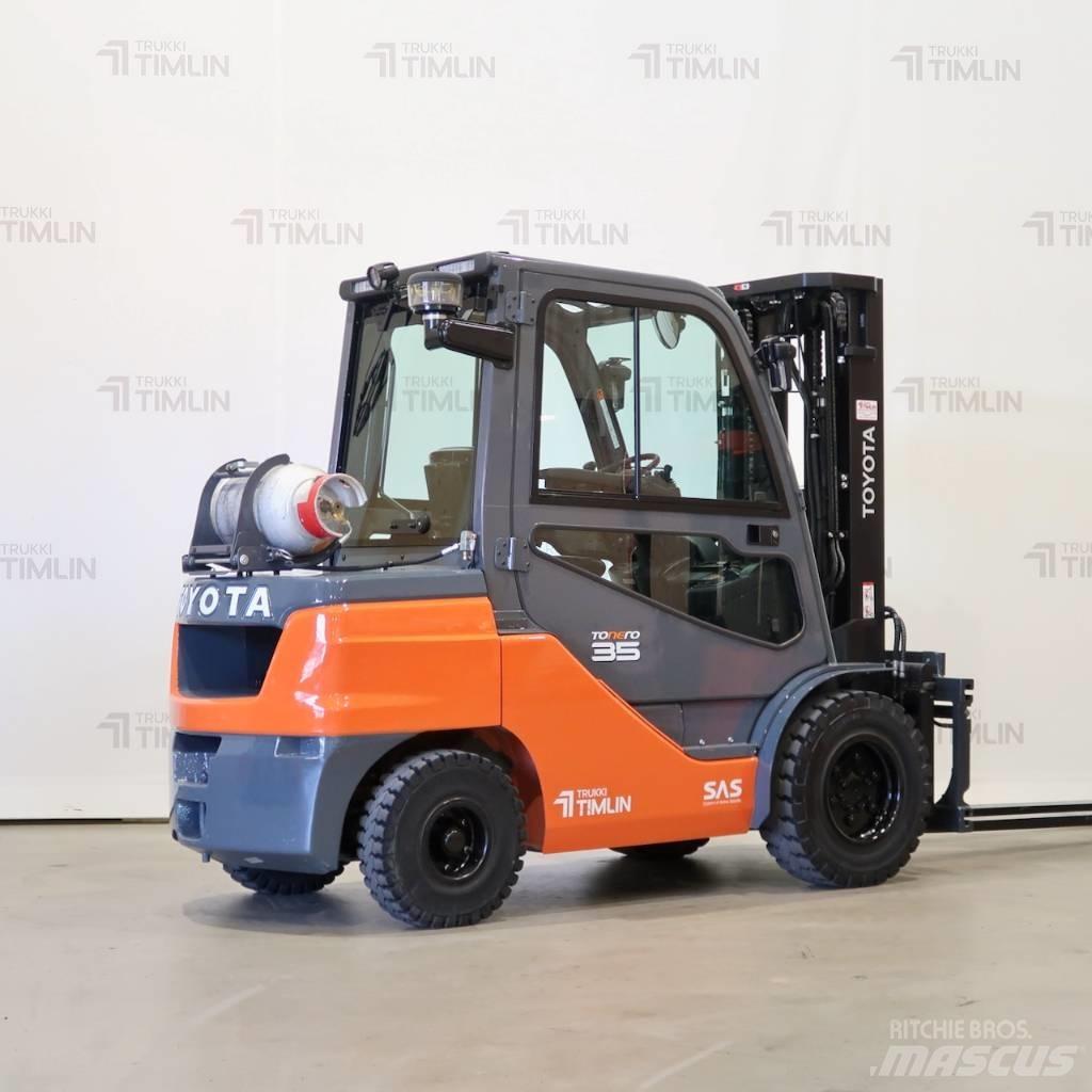 Toyota 02-8FGJF35 Gázüzemű targoncák