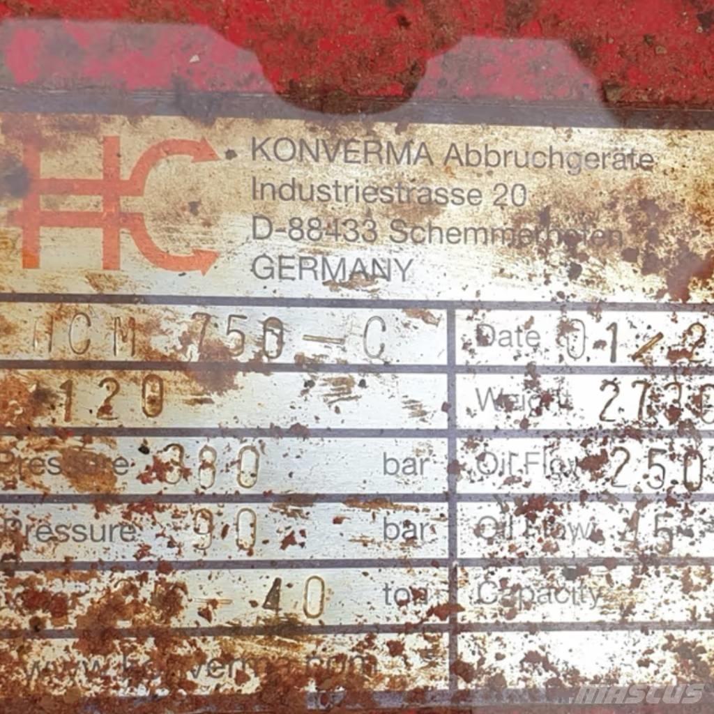  KONVERMA HCM 750C Vágószerkezetek