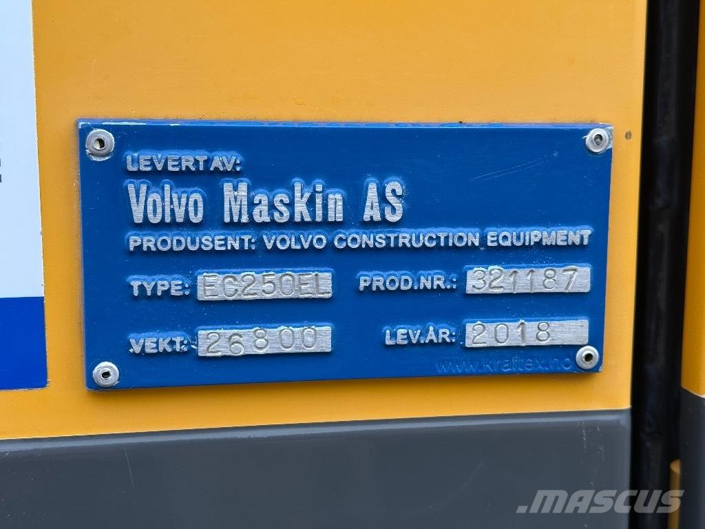 Volvo EC 250 EL Lánctalpas kotrók